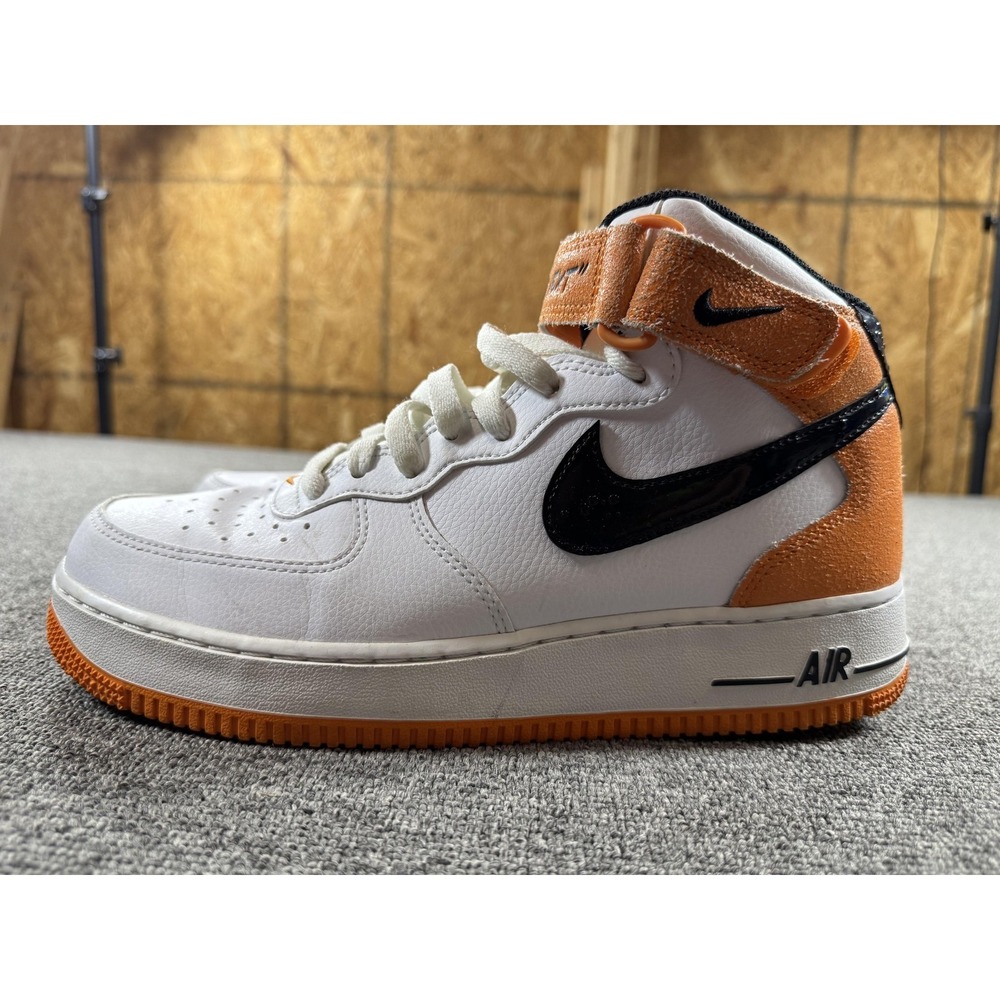 Nike Air Force 1 Mid I Got Next Shoes Mens 9‎ White Orange Sneakers DV2134 100
